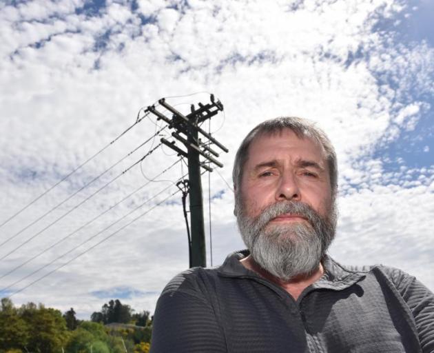 Former Delta employee Richard Healey went public about deteriorated power poles in 2016. Photo:...