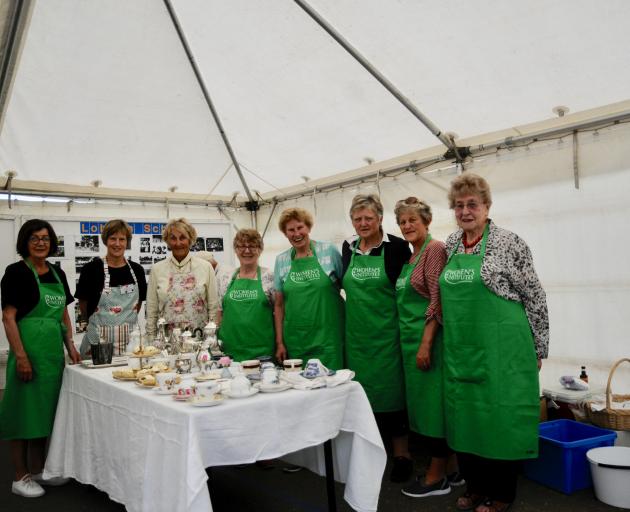 The 150th Jubilee organising committee, chairwoman Jan Moore, second from left, and committee member, Jan Moffatt, third from left, with members of the Loburn Country Women’s Institute, Chris Walsh, far left, Trish Milne, fourth from left, Jeanette Enrigh