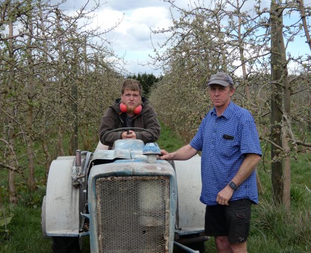 Russell Benington (left) works for Mark Darling, who adds an organic element to his business,...