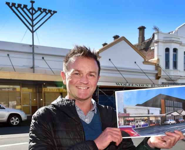 Developer Justin Stott plans to replace the old Wolfenden and Russell shop and connected...