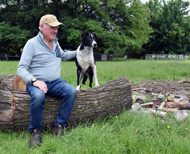 Paul McCarthy (far left), of Alexandra, pats his heading dog Meg, which has the most popular name...