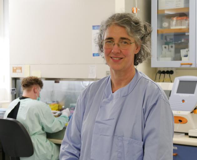 Assoc Prof Jo-Ann Stanton is developing a tool, similar to a pool testing kit, so that Covid-19...