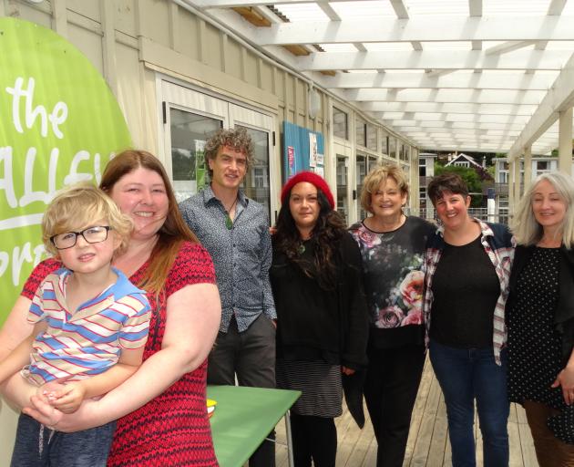 Members of the Valley Project board and staff (from left) manager Tess Trotter, with Finn Wilson ...