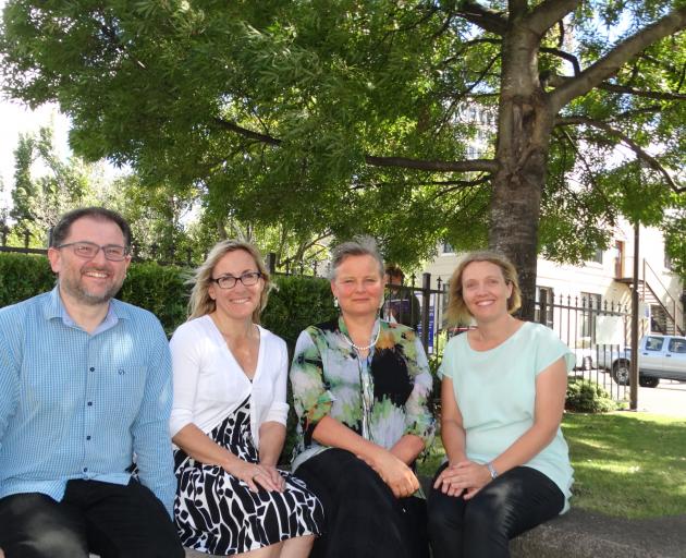 Experienced social sector workers (from left) Rob Tigeir, Doreen Michelle, Dr Bronwyn Boon, and...