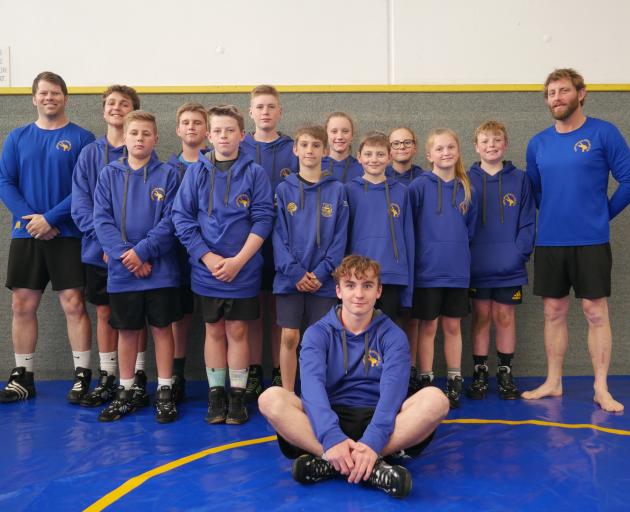 Taieri Taniwhas Amateur Wrestling Club members competing in the national championships in...