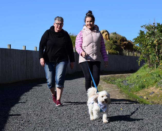 University of Otago lecturer Lesley Smith (left), of St Kilda, and student Lisa Hammersley, of...