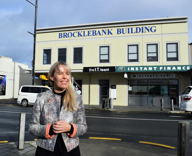 The IT Team founding director Sue Wilkinson outside her new office in the Brocklebank Building,...