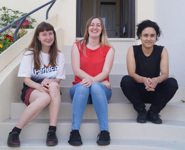 Rape Crisis Dunedin team members (from left) Sophie Graham, Rachel Shaw and Angelo Libeau say their upcoming volunteer training would suit anyone willing to support sexual assault survivors. PHOTO: GRETA YEOMAN