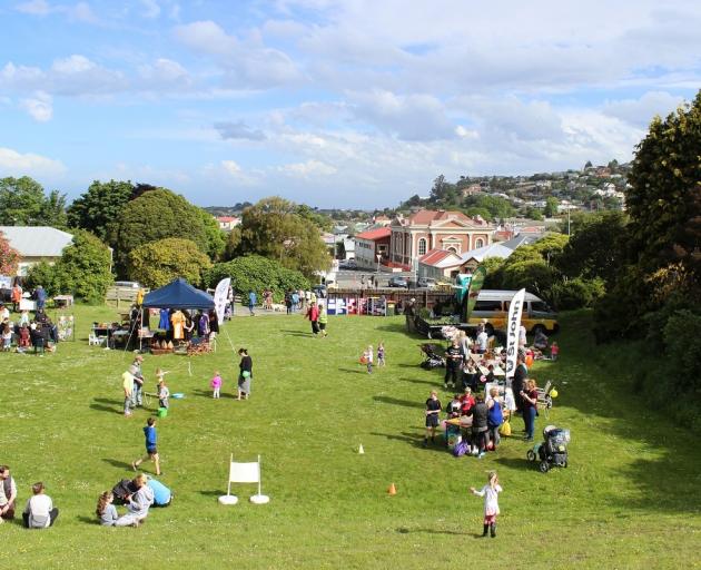 Caversham Reserve, pictured during a recent community market day, will be upgraded in three...