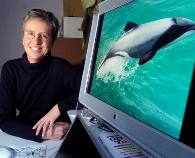 Dunedin Hector's dolphin expert, Dr Liz Slooten. Photo by Gerard O'Brien.