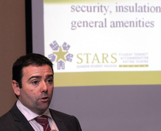 University director of accommodation services James Lindsay says students are waiting longer to sign leases. PHOTO: GREGOR RICHARDSON