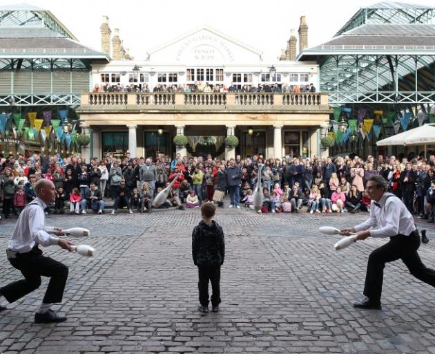 Covent Garden attracts acts from all over the world. Photo: Getty Images 