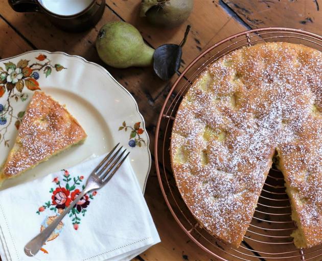 Use ripe pears for this cake. Photo: Simon Lambert