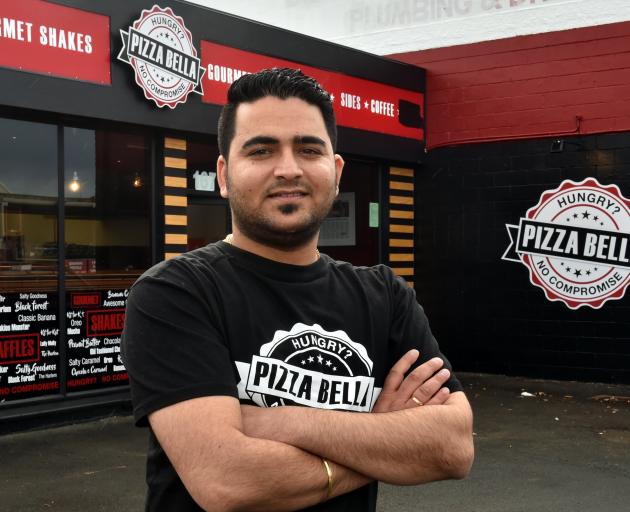 Savi Arora has opened a Pizza Bella store in Mosgiel.  Photo by Gregor Richardson.