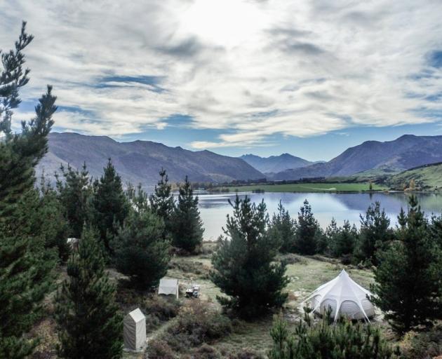 Those looking for a bit of luxury while they camp will soon have the option of a glamping site in Wanaka's Dublin Bay, after a council planner recommended the proposed luxury camping site be approved. Photo by Sean Davis.