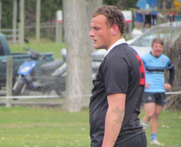 Waitaki Boys’ High School captain Josh Hayward in pensive mood in the Otago First XV semifinal...