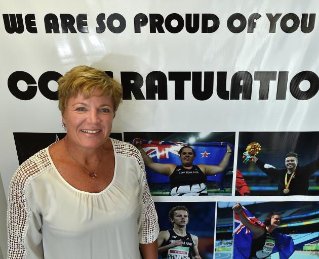 Raylene Bates at Dunedin's High Performance New Zealand headquarters yesterday. Photo by Gregor Richardson.