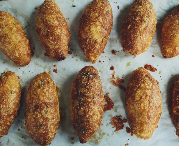 Del's amazing parmesan sticks.