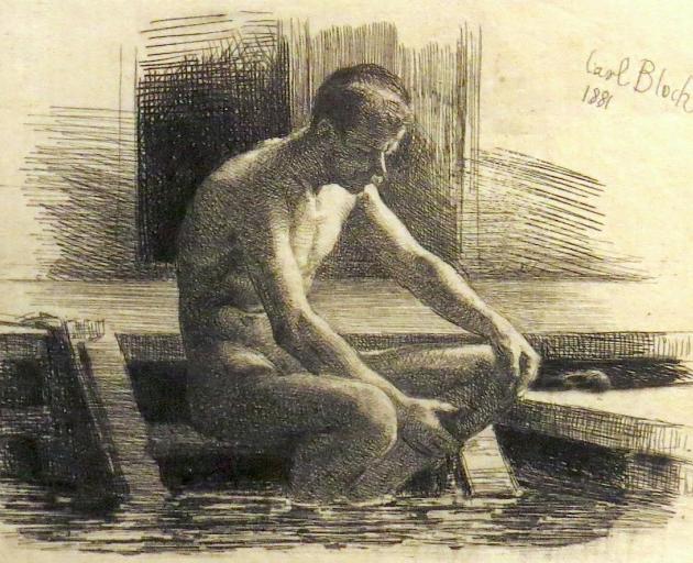 Der Badende Mand (The Bathing Man), by Carl Heinrich Bloch.