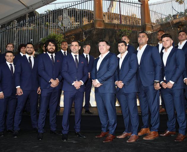 The Melbourne Storm and Cronulla Sharks at the NRL Grand Final function. Photo: Getty Images