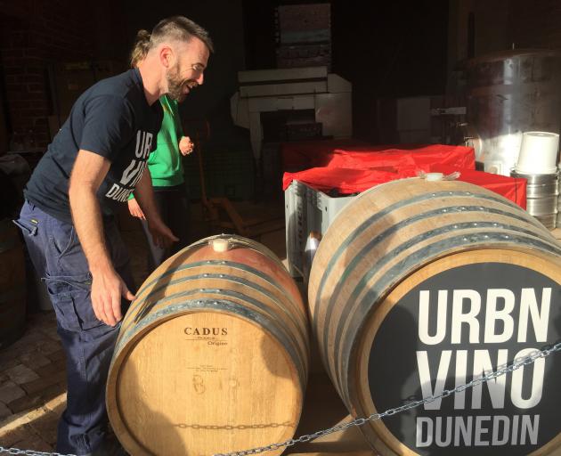 Winemaker Brendan Seal hopes a permanent location for an urban winery in Dunedin could be secured as soon as next year. Photo supplied.