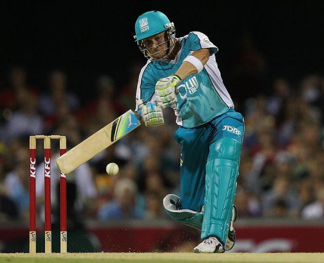 Brendon McCullum bats for the Brisbane Heat in 2011. Photo: Getty Images