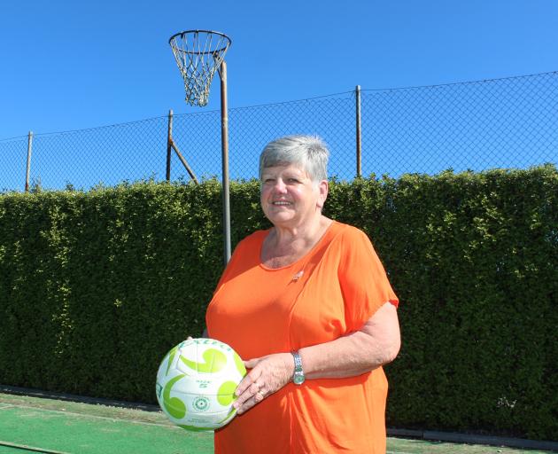Lorraine Tapp, of Milton, was recognised for contribution to netball with a service award at the weekend. Photo by Samuel White.