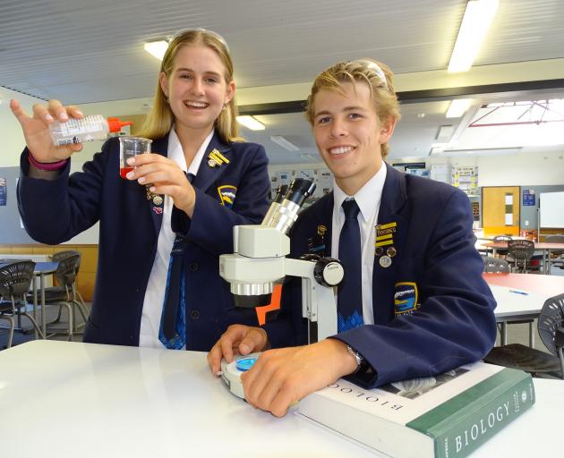 Wakatipu High School pupils Olivia Ray and Connor Kennedy will represent New Zealand at an...