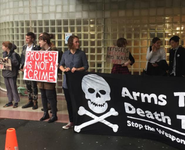 Charges were dropped against nine of the fifteen peace protesters. Photo: NZME