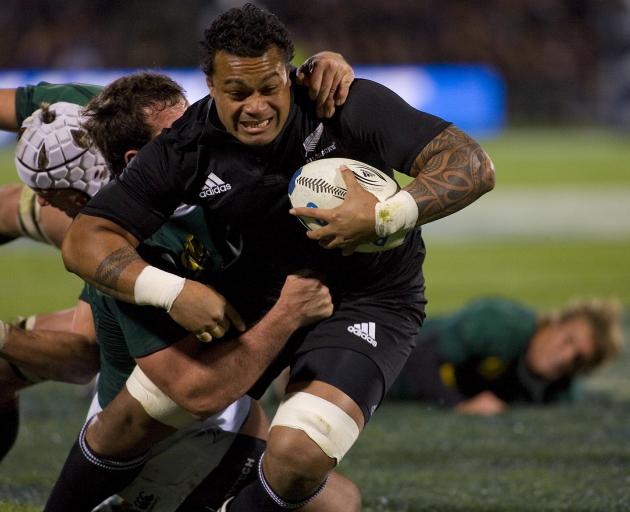 Lauaki played 17 tests for the All Blacks between 2005 and 2008. Photo: ODT