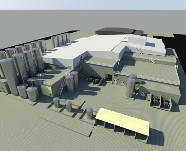 An architect's model of the new mozzarella plant at Fonterra's Clandeboye site. IMAGE: FONTERRA
