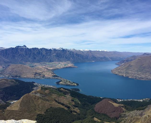 Expectations are indebted households in Queenstown and Auckland could be paying hundreds of dollars more a month with rising mortgage interest rates. Queenstown viewed from Ben Lomond last month. Photo by Meena Amso.