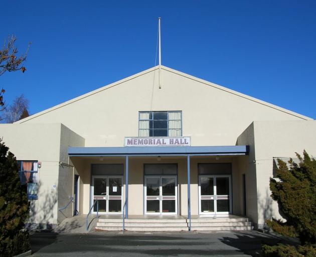 The Cromwell Memorial Hall. PHOTO: ODT FILES