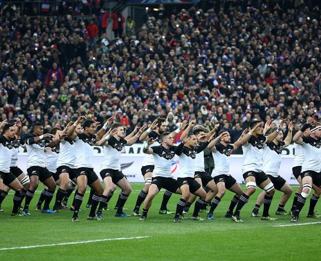 The All Blacks could be performing the haka against France in the UAE. Photo: Getty Images