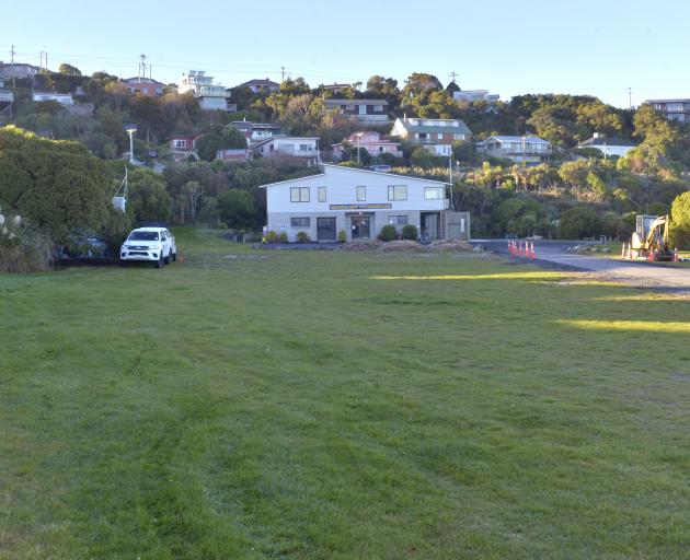 The freedom camping site adjacent to the toilets beside the Brighton Surf Life Saving Club. Photo: Gerard O'Brien