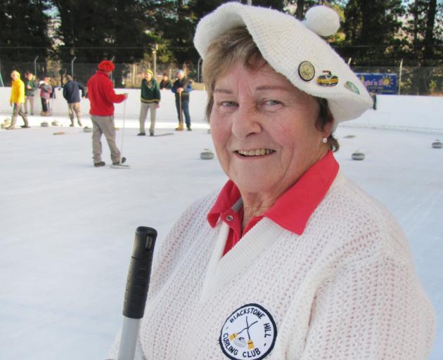 Kathryn McConnell, of Alexandra, who curls for the Blackstone Hill curling club. Photo: Pam Jones