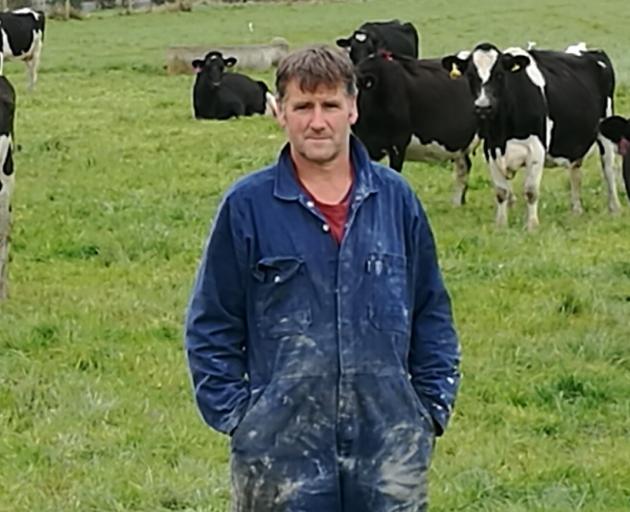 Doug Cotter is among South Canterbury's dairy farmers who are continuing to milk over winter. Photo: Alexia Johnston