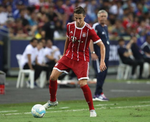 Marco Friedl of Bayern Muenchen runs with the ball during the International Champions Cup 2017...