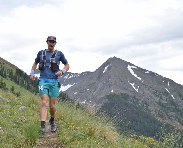 Grant Guise competes in the Hard Rock 100 in Colorado earlier this month. Photo: Joey Schrichte
