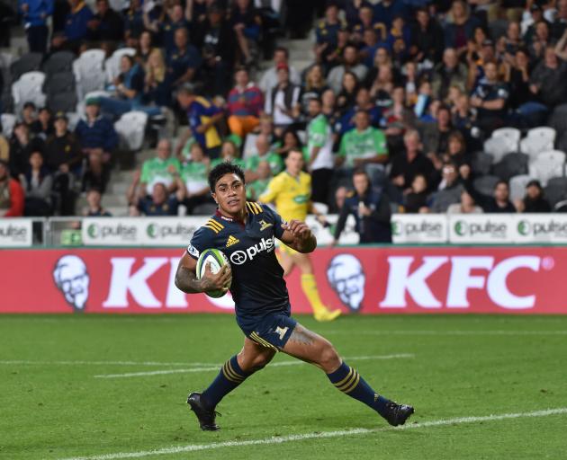 Highlanders centre Malakai Fekitoa. Photo: Peter McIntosh