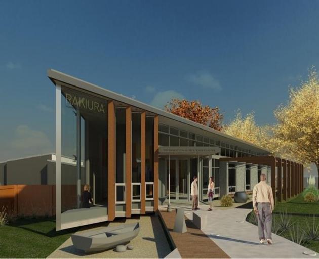 An artist’s impression of what the proposed Rakiura Heritage Centre would look like. Image:...