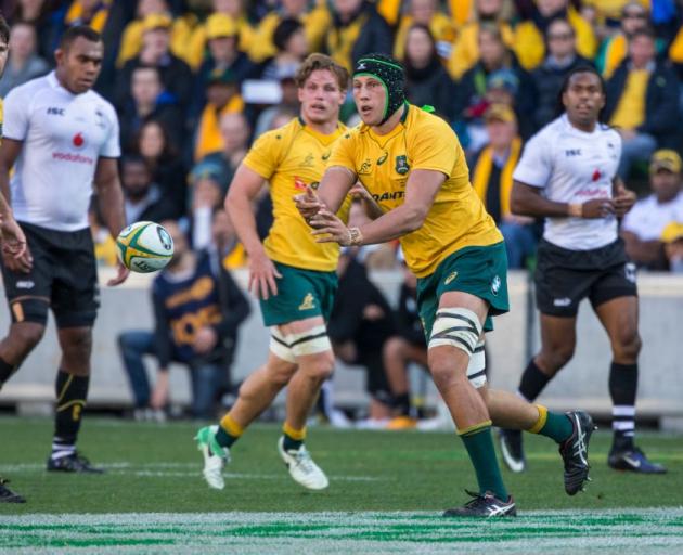 Adam Coleman in action for the Wallabies against Fiji earlier this year. Photo: Getty Images