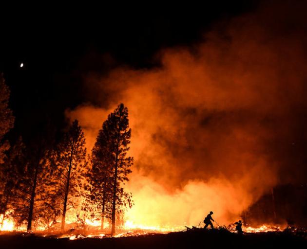 More than 45,000 fires have burned so far this year across the region, 15% more than in 2016, according to the National Interagency Fire Center.  Photo: Reuters