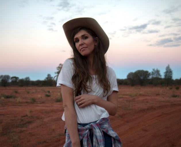 Australian country singer Fanny Lumsden spends much of her time travelling to remote locations to perform. Photo: Supplied