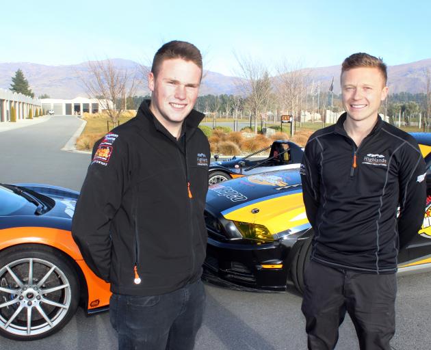 Cromwell drivers Brendon Leitch (left) and Andrew Waite have both been busy racing in...