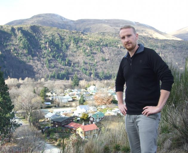 Arrowtown Wilding Group spokesman Ben Teele looks over the hillsides from which the group wants to clear wilding trees over the next 20 years. Photo: Guy Williams