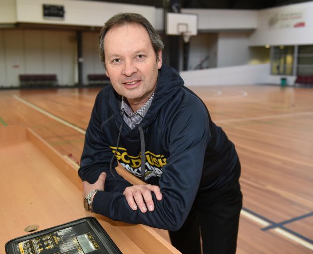 Outgoing Otago Gold Rush head coach Todd Marshall at the Edgar Centre yesterday. Photo: Gregor Richardson