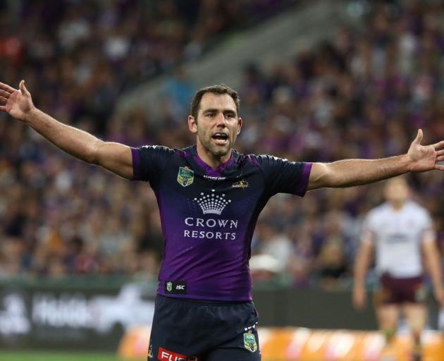 Melbourne Storm hooker and captain Cameron Smith. Photo: Getty Images
