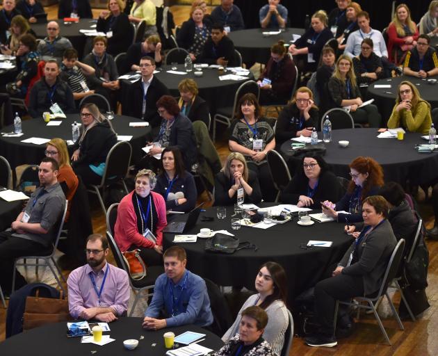 The conference was held at the Dunedin Town Hall. Photo: Peter McIntosh