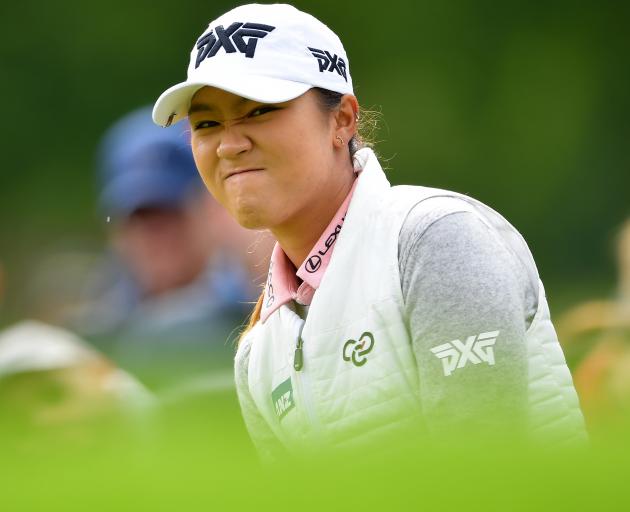 Lydia Ko of New Zealand reacts to a putt during the final round of The Evian Championship at Evian Resort Golf Club. Photo: Getty Images